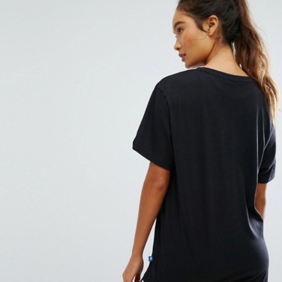 Adidas black trefoil tee NWT - Picture 3 of 8